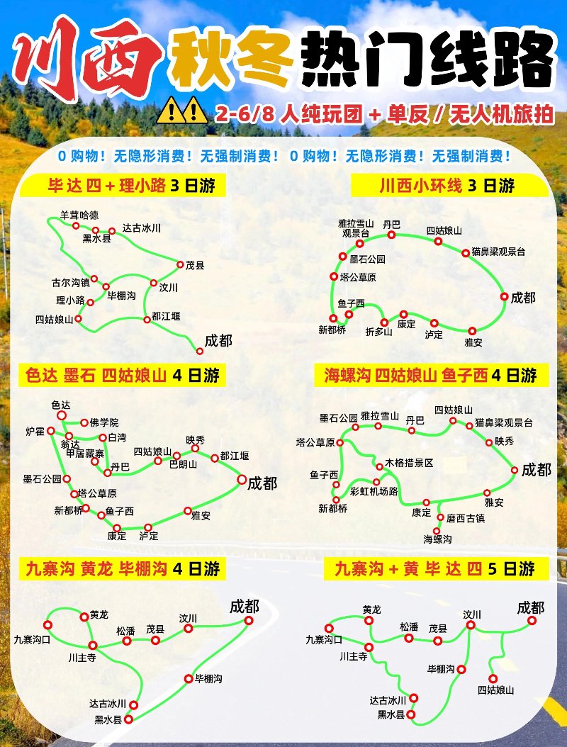 旅游线路推荐